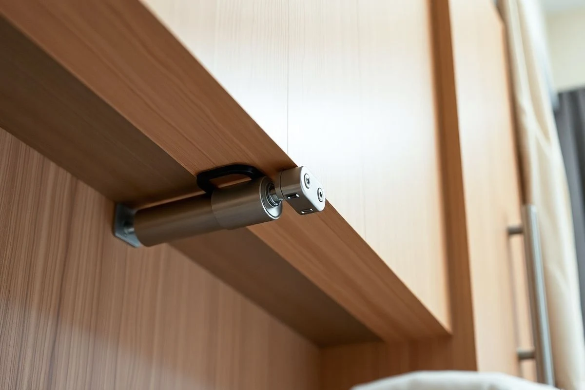Quality gas piston mechanism in Murphy bed system